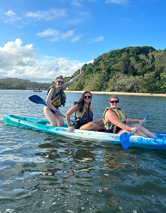 Sunset Kayaking in Byron Bay