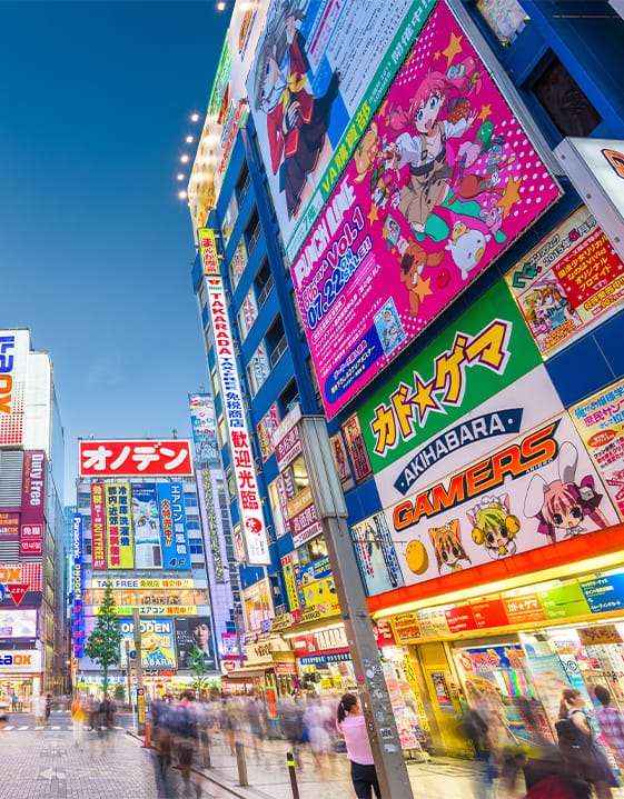 Test your skills in Akihabara’s multi-story arcades