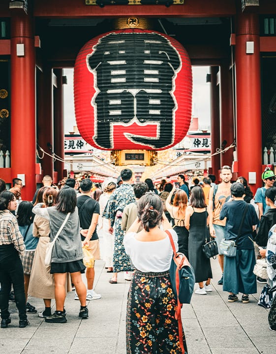Visit Tokyo’s oldest temple at the vibrant Senso-ji