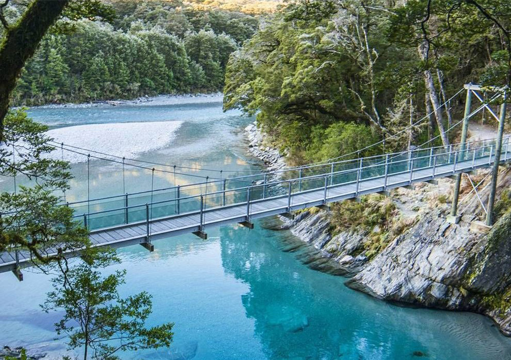 Take in the beauty of Lake Hāwea’s shimmering waters