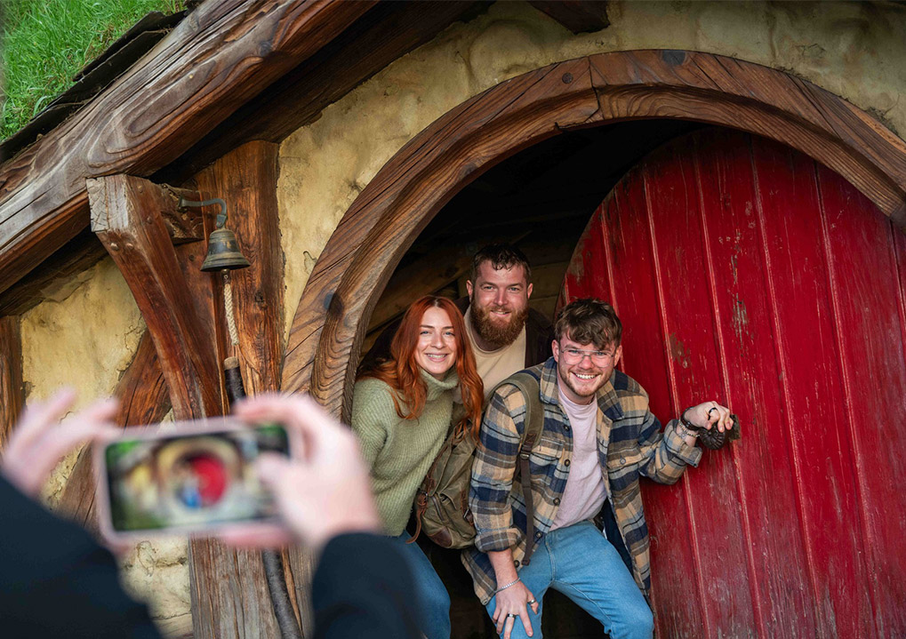 Step into the world of Middle-earth at the Hobbiton movie set