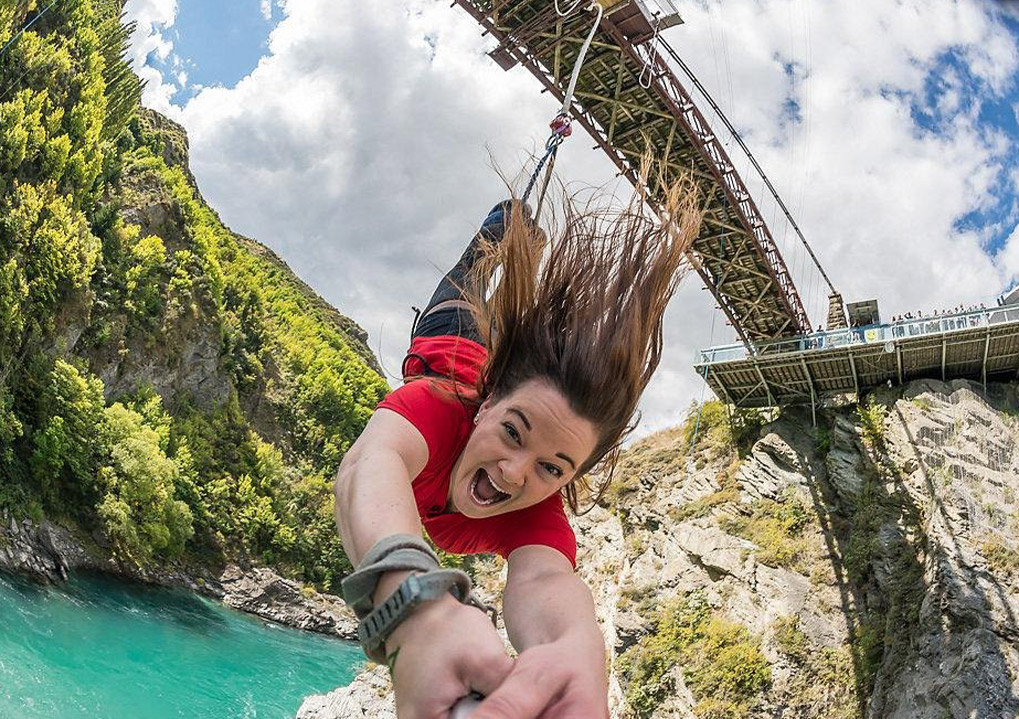 Feel the thrill of a bungy jump in the adventure capital of Queenstown